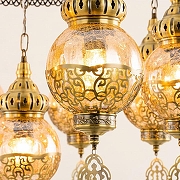 Люстра Citilux Каир CL419183 цвет плафона/подвески Бронза, Бежевый, цвет арматуры Бронза-6