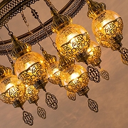 Люстра Citilux Каир CL419183 цвет плафона/подвески Бронза, Бежевый, цвет арматуры Бронза-12