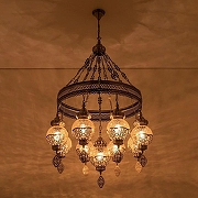 Люстра Citilux Каир CL419183 цвет плафона/подвески Бронза, Бежевый, цвет арматуры Бронза-14