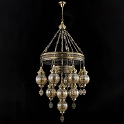 Люстра Citilux Каир CL419193 цвет плафона/подвески Бронза, Бежевый, цвет арматуры Бронза-3