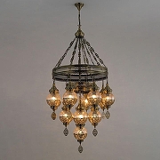 Люстра Citilux Каир CL419193 цвет плафона/подвески Бронза, Бежевый, цвет арматуры Бронза-14