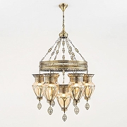 Люстра Citilux Каир CL419263 цвет плафона/подвески Бронза, Бежевый, цвет арматуры Бронза-2