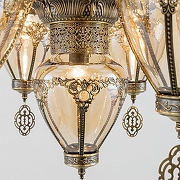 Люстра Citilux Каир CL419263 цвет плафона/подвески Бронза, Бежевый, цвет арматуры Бронза-9