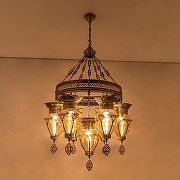 Люстра Citilux Каир CL419263 цвет плафона/подвески Бронза, Бежевый, цвет арматуры Бронза-14