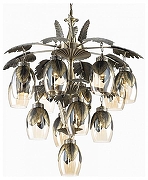 Люстра Citilux Garuda CL420193 цвет плафона/подвески Бежевый, цвет арматуры Бронза