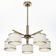 Люстра на штанге Citilux ALTON CL421253 цвет плафона/подвески Белый, цвет арматуры Бронза-5