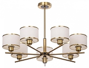 Люстра на штанге Citilux ALTON CL421273 цвет плафона/подвески Белый, цвет арматуры Бронза