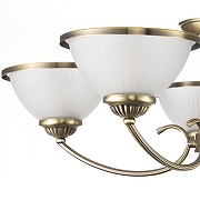 Люстра на штанге Citilux ALONSO CL422153 цвет плафона/подвески Белый, цвет арматуры Бронза-4