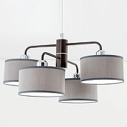 Люстра Citilux Форма CL428241 цвет плафона/подвески Серый, цвет арматуры Коричневый