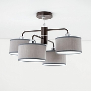 Люстра Citilux Форма CL428241 цвет плафона/подвески Серый, цвет арматуры Коричневый-2