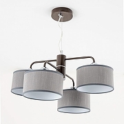 Люстра Citilux Форма CL428241 цвет плафона/подвески Серый, цвет арматуры Коричневый-4