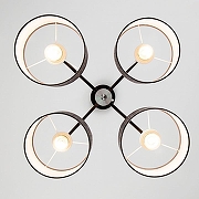 Люстра Citilux Форма CL428241 цвет плафона/подвески Серый, цвет арматуры Коричневый-5