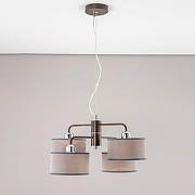 Люстра Citilux Форма CL428241 цвет плафона/подвески Серый, цвет арматуры Коричневый-9