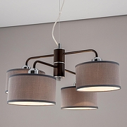 Люстра Citilux Форма CL428241 цвет плафона/подвески Серый, цвет арматуры Коричневый-10