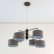 Люстра Citilux Форма CL428261 цвет плафона/подвески Серый, цвет арматуры Коричневый-2