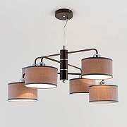 Люстра Citilux Форма CL428261 цвет плафона/подвески Серый, цвет арматуры Коричневый-3