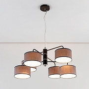 Люстра Citilux Форма CL428261 цвет плафона/подвески Серый, цвет арматуры Коричневый-8