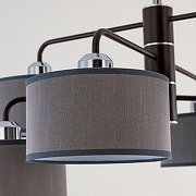 Люстра Citilux Форма CL428261 цвет плафона/подвески Серый, цвет арматуры Коричневый-9