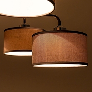 Люстра Citilux Форма CL428261 цвет плафона/подвески Серый, цвет арматуры Коричневый-10