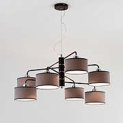 Люстра Citilux Форма CL428281 цвет плафона/подвески Серый, цвет арматуры Коричневый-2