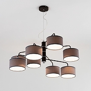 Люстра Citilux Форма CL428281 цвет плафона/подвески Серый, цвет арматуры Коричневый-6