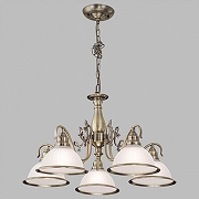 Люстра Citilux Идальго CL434151 цвет плафона/подвески Белый, Бронза, цвет арматуры Бронза-2