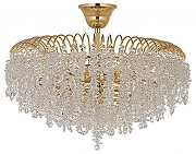 Люстра на штанге Arti Lampadari Delia Gold Delia E 1.3.40.105 G цвет плафона/подвески Прозрачный, цвет арматуры Золото