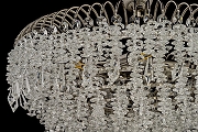 Люстра на штанге Arti Lampadari Delia Nickel Delia E 1.3.40.105 N цвет плафона/подвески Прозрачный, цвет арматуры Никель-2