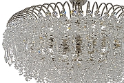 Люстра на штанге Arti Lampadari Delia Nickel Delia E 1.3.40.105 N цвет плафона/подвески Прозрачный, цвет арматуры Никель-3
