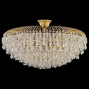 Люстра на штанге Arti Lampadari Delia Gold Delia E 1.3.60.105 G цвет плафона/подвески Прозрачный, цвет арматуры Золото-1