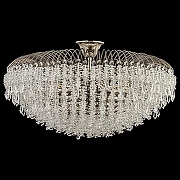Люстра на штанге Arti Lampadari Delia Nickel Delia E 1.3.80.105 N цвет плафона/подвески Прозрачный, цвет арматуры Никель-1