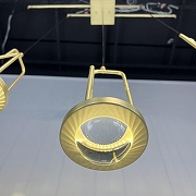 Люстра Imperiumloft DIGHTON dighton-ch01 цвет плафона/подвески Прозрачный, цвет арматуры Латунь-2