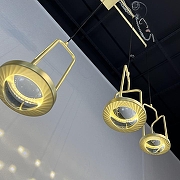 Люстра Imperiumloft DIGHTON dighton-ch01 цвет плафона/подвески Прозрачный, цвет арматуры Латунь-3