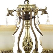 Люстра Dio D’Arte Dorato Dorato E 1.1.6.200 S цвет плафона/подвески Белый, Прозрачный, цвет арматуры Золото-3