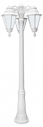 Фонарный столб Fumagalli Rut E26.156.S30.WYF1RDN цвет плафона/подвески Опал, цвет арматуры Белый