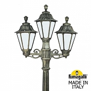 Фонарный столб Fumagalli Rut E26.158.S21.BYF1R цвет плафона/подвески Бронза, Опал, цвет арматуры Бронза-1