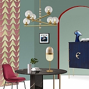 Люстра на штанге Imperiumloft Fondo FONDO01 цвет золото, неокрашенный-1