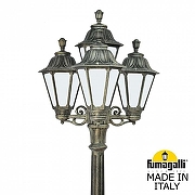 Фонарный столб Fumagalli Rut E26.158.S31.BYF1R цвет плафона/подвески Бронза, Опал, цвет арматуры Бронза-1