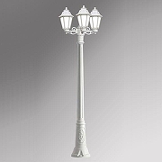 Фонарный столб Fumagalli Rut E26.202.R30.WXF1R цвет плафона/подвески Прозрачный, цвет арматуры Белый