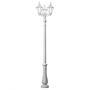 Фонарный столб Fumagalli Rut E26.202.S30.WXF1R цвет плафона/подвески Прозрачный, цвет арматуры Белый