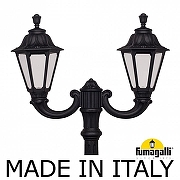 Фонарный столб Fumagalli Rut E26.205.R20.AXF1R цвет плафона/подвески Прозрачный, цвет арматуры Черный-1