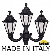Фонарный столб Fumagalli Rut E26.205.R21.AXF1R цвет плафона/подвески Прозрачный, цвет арматуры Черный-1
