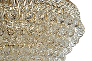 Люстра на штанге Arti Lampadari Empoli Gold Empoli E 1.2.80.100 G цвет плафона/подвески Прозрачный, цвет арматуры Золото-2