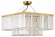 Люстра Arti Lampadari Enio Enio E 1.5.50.101 GP цвет плафона/подвески Прозрачный, цвет арматуры Золото-1