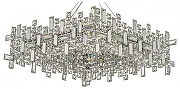 Люстра Dio D’Arte Erba Erba E 1.5.60x60.100 N цвет плафона/подвески Прозрачный, цвет арматуры Никель