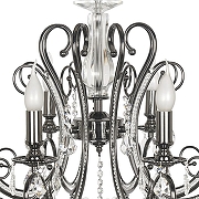 Люстра Dio D’Arte Fabrizia Fabrizia E 1.1.8.200 NB цвет плафона/подвески Прозрачный, цвет арматуры Никель-2