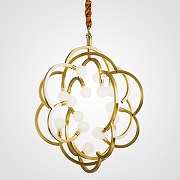 Люстра Imperiumloft FAIRY FAIRY-CH01 цвет плафона/подвески Белый, цвет арматуры Латунь