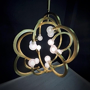 Люстра Imperiumloft FAIRY FAIRY-CH01 цвет плафона/подвески Белый, цвет арматуры Латунь-2