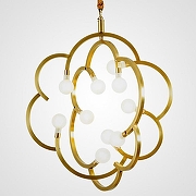 Люстра Imperiumloft FAIRY FAIRY-CH01 цвет плафона/подвески Белый, цвет арматуры Латунь-3