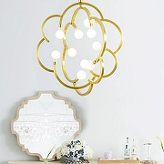 Люстра Imperiumloft FAIRY FAIRY-CH01 цвет плафона/подвески Белый, цвет арматуры Латунь-11